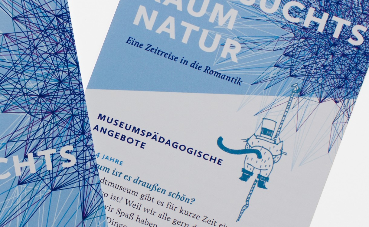 Sehnsuchtsraum Natur · Flyer für das Kinderprogramm