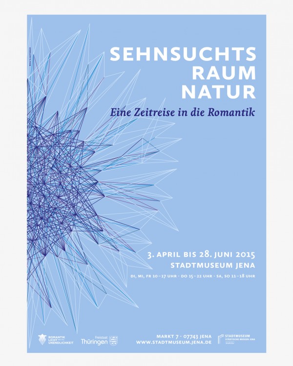 Sehnsuchtsraum Natur · Ausstellungsplakat